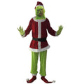 The Grinch Costume Suit Father Christmas Cosplay