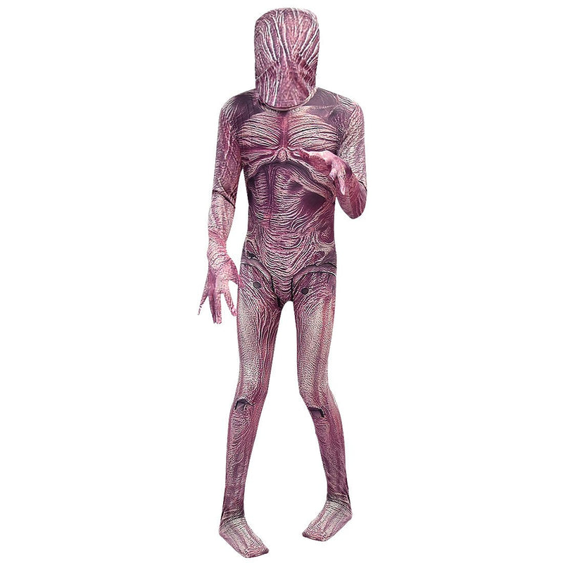 Stranger Things Zombie Corpse Flower Jumpsuit Costume For Kids Halloween Cosplay