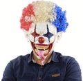 Joker Long Tongue Masks Afro Mask For Halloween Party