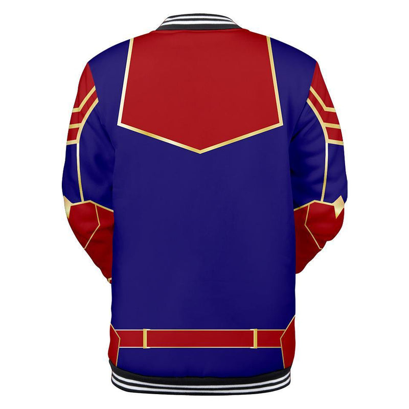 Captain Marvel Jacket - Carol Danvers Baseball Jacket CSOS907