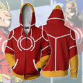 My Hero Academy 3D Sanitary Wardrobe Digital Printed Zipper Card Hoodie