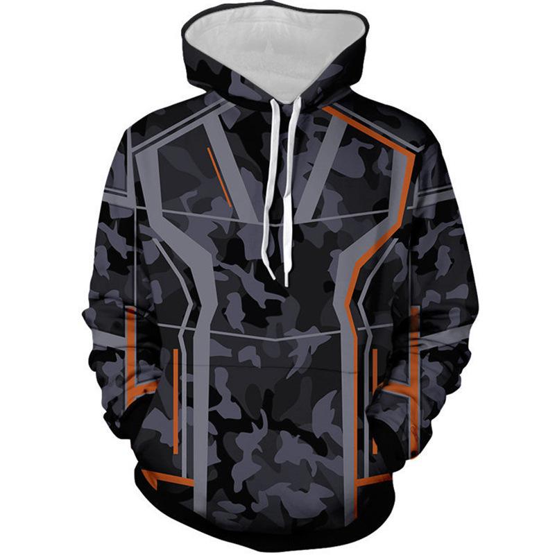Avenger Alliance Iron Man Infinite War 3D Digital Printed Zipper Hoodie Cardigan