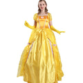 Beauty And The Beast Bella Dress Costume Halloween Cosplay