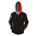 My Hero Academy 3D Sanitary Wardrobe Digital Printed Zipper Card Hoodie