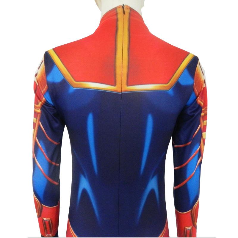 Captain Marvel women Costume Jumpsuit Halloween cosplay