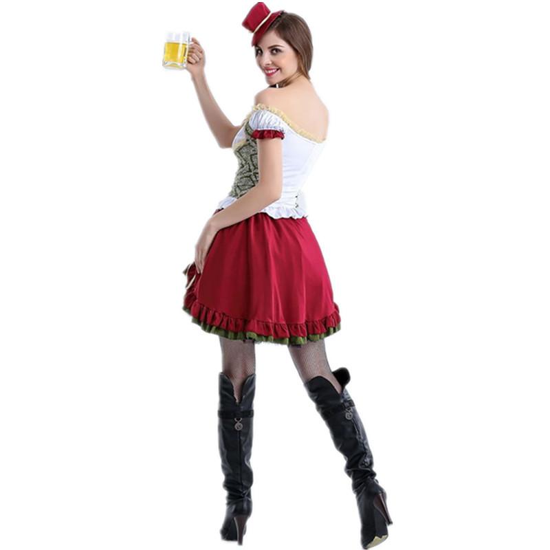 Oktoberfest German Beer Party Uniform Costume Overalls Women Dress