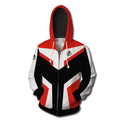Avenger Alliance 4D Digital Printed Hoodie Quantum Warfare Concept Zipper Hat 3D Sanitary Clothing