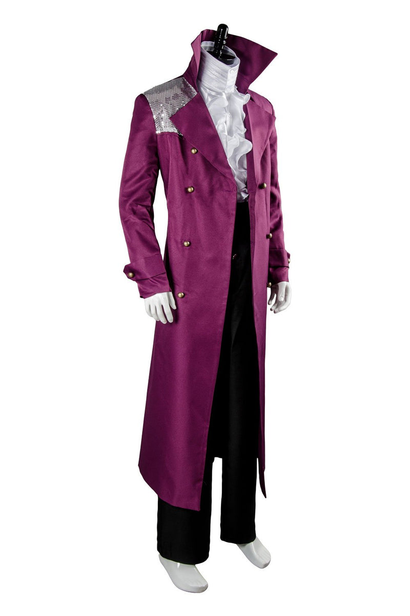 Prince Rogers Nelson in Purple Rain Coat Costume Cosplay