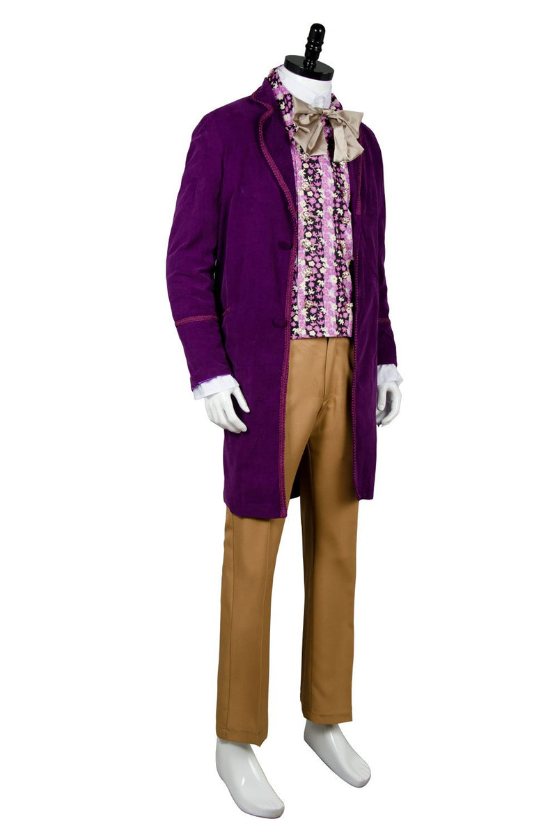 Willy Wonka and the Chocolate Factory 1971 Costume - Coat,Vest,Bow Tie,Pants