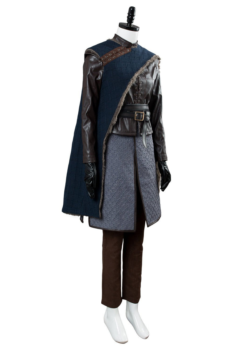 Game of Thrones Arya Stark Season 8 S8 Outfit Cosplay Costume Adult