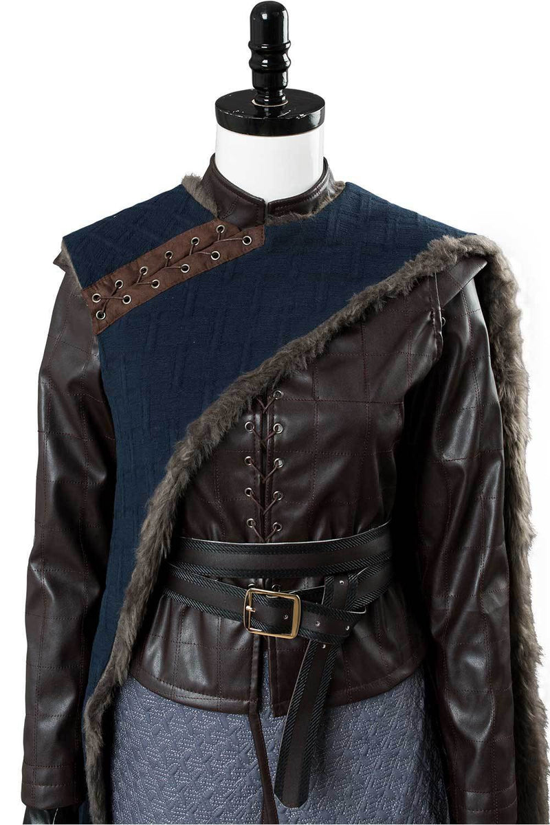 Game of Thrones Arya Stark Season 8 S8 Outfit Cosplay Costume Adult