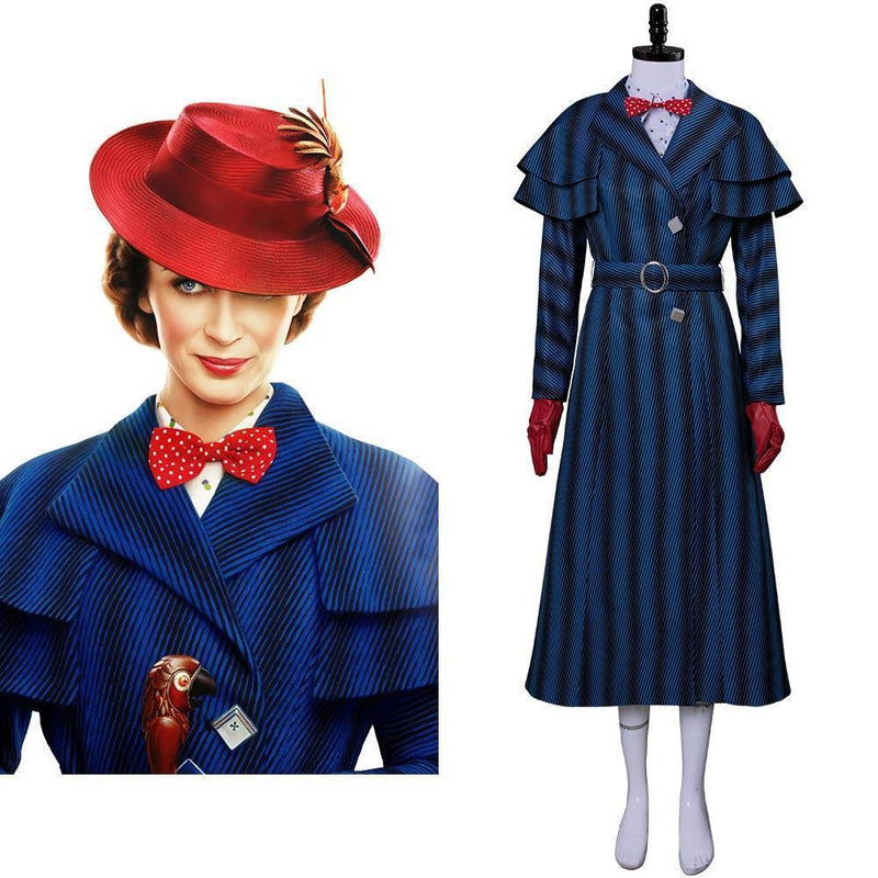 Mary Poppins Returns Costume Mary Poppins Dress Hat For Adult