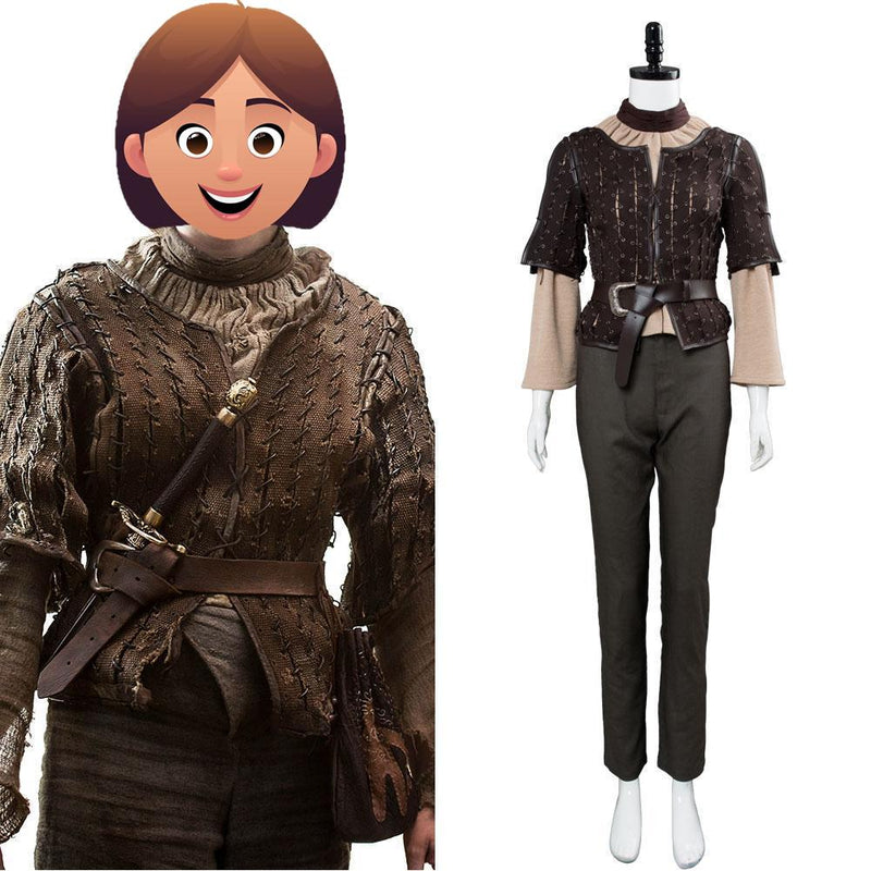 Game of Thrones Arya Stark Outfit Cosplay Costume