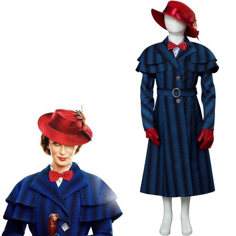 Mary Poppins Returns Mary Poppins Cosplay Costume for Kids Child