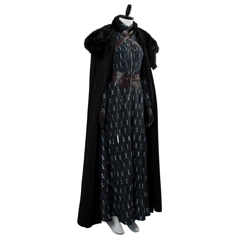 Game of Thrones 8 Sansa Stark Cosplay Costume Woman Halloween Costume