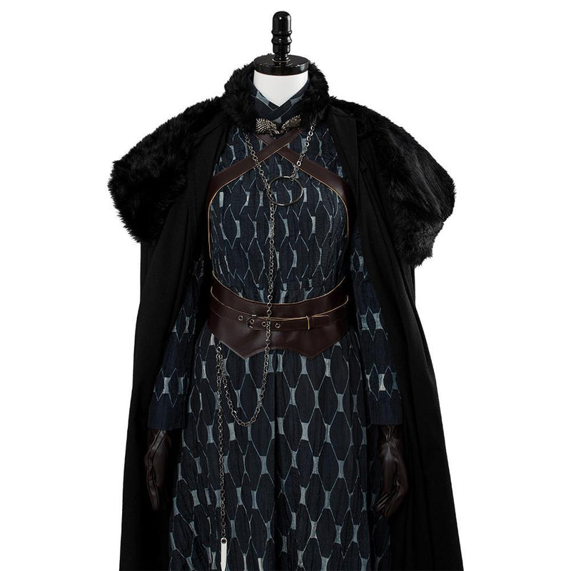 Game of Thrones 8 Sansa Stark Cosplay Costume Woman Halloween Costume