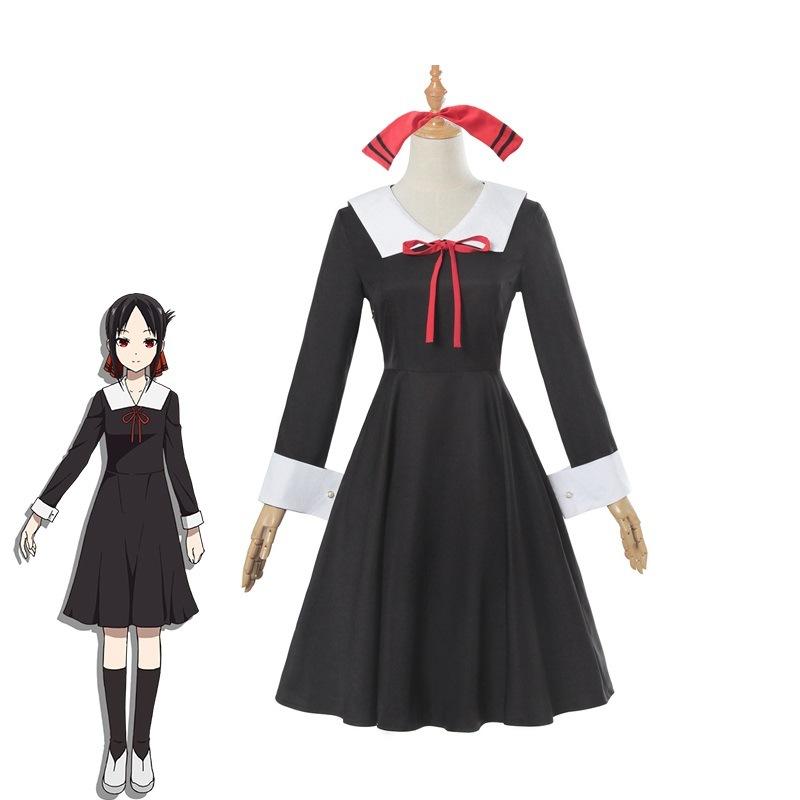 Fujiwara Chika Dress Cosplay Costume For Girls