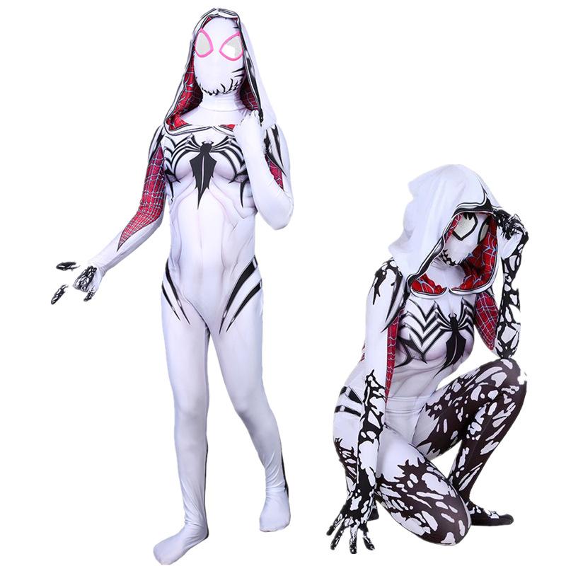 Gwen Spiderman Gwen Stacy Venom Siamese Tights