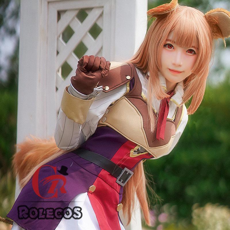 Tate No Yuusha No Nariagari Ravtaria Costume Dress Girls Beast Ear Niang Anime Cosplay