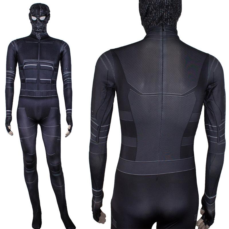 Spiderman Far From Home Spiderman Jumpsuit Costume Stealth Suit Cosplay For Adults And Kids