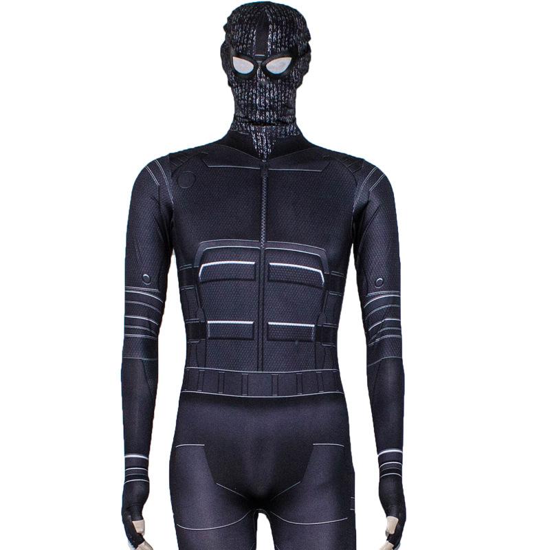Spiderman Far From Home Spiderman Jumpsuit Costume Stealth Suit Cosplay For Adults And Kids