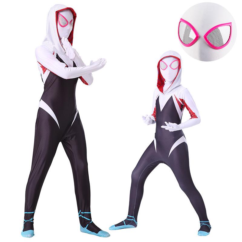 Spider Gwen Jumpsuit Venom Cosplay Costume For Women And Girls Halloween