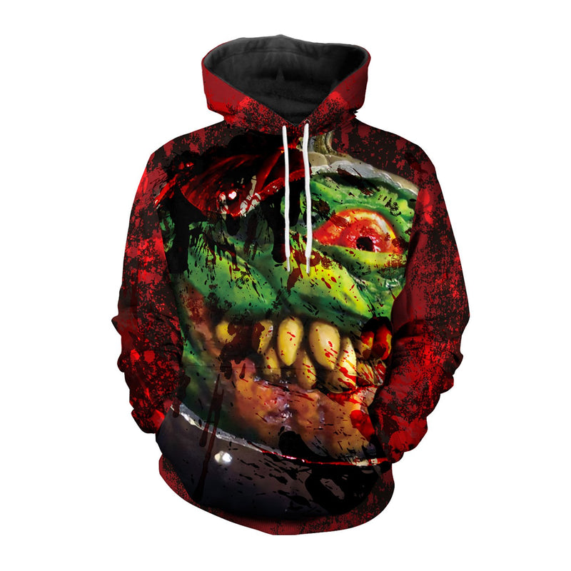 Halloween 3d Print Pumpkin Batman Tiger Joker Hoodie Sweatshirt