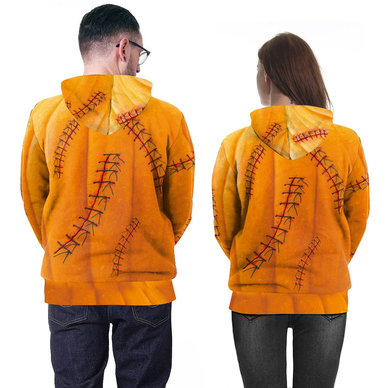 Halloween 3d Print Pumpkin Hoodie Sweatshirt