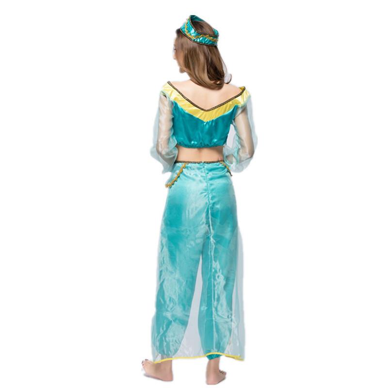 Lamp Of Aladdin Jasmine Princess Dress Costumes