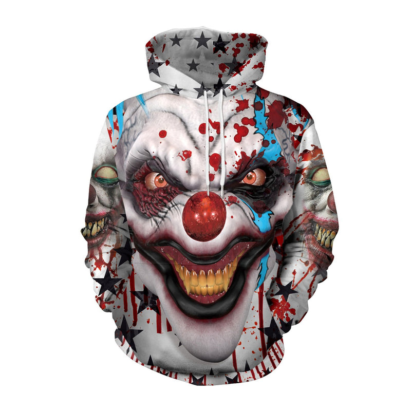 Halloween 3d Print Pumpkin Batman Tiger Joker Hoodie Sweatshirt