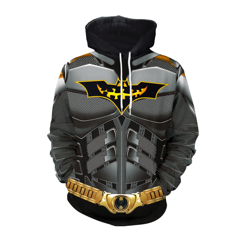 Halloween 3d Print Pumpkin Batman Tiger Joker Hoodie Sweatshirt