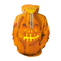 Halloween 3d Print Pumpkin Hoodie Sweatshirt