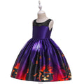 Halloween Party Girls Dress Costume Performance Wear For Kids