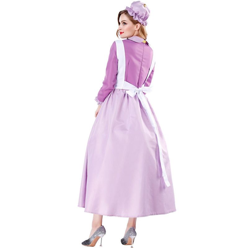 Mrs Potts Dress Costume Maid Clothes