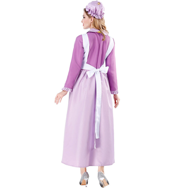 Mrs Potts Dress Costume Maid Clothes