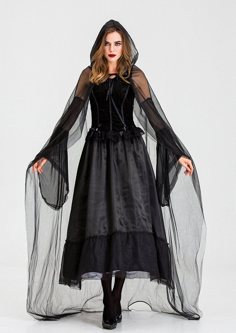 Halloween Witch Costume Women Dress Costumes