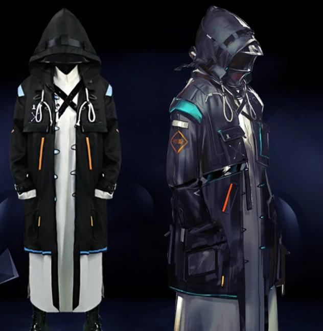 Arknights Doctor Long Coat Costume Game Cosplay