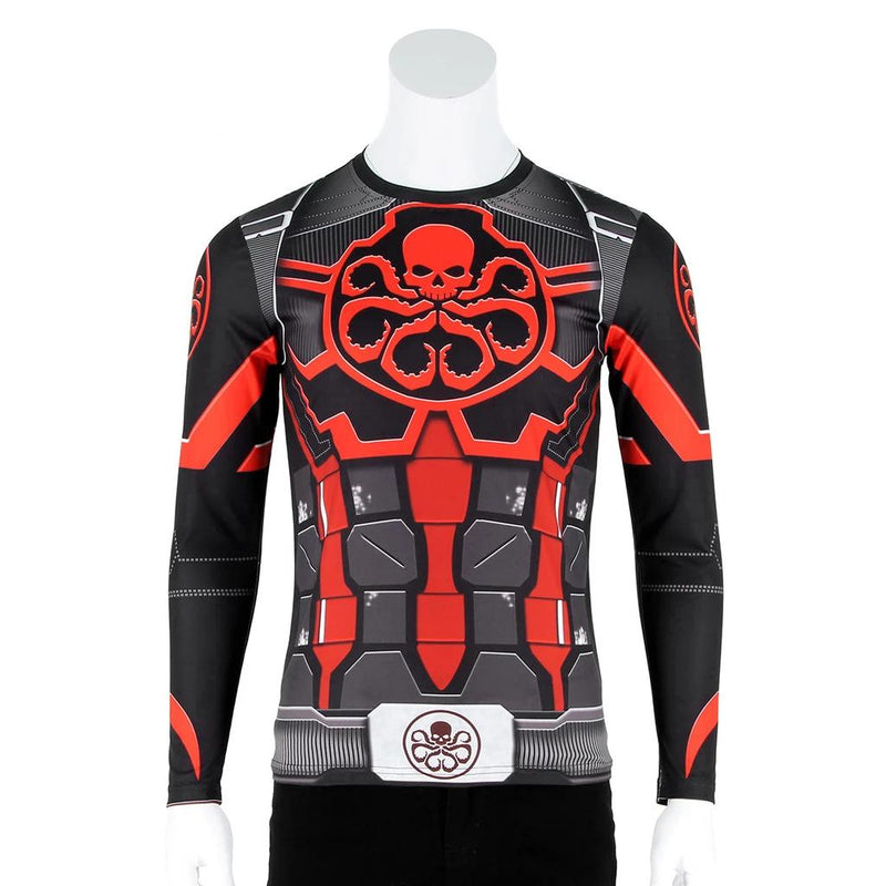 Captain Amercia 3D Digital Printed Sanitary Clothes Cost Mens Sanitary Clothes Loose Top
