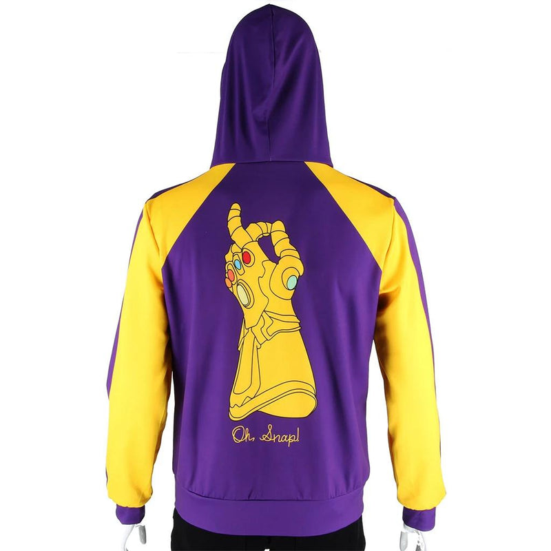 Avengers Alliance Bubba Zipper Hoodie Card 3D Guard Clothes