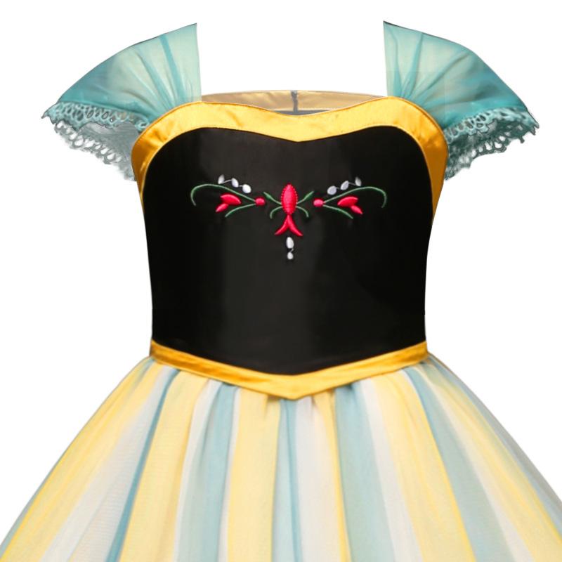 Frozen Girl Dress Anna Princess Dress