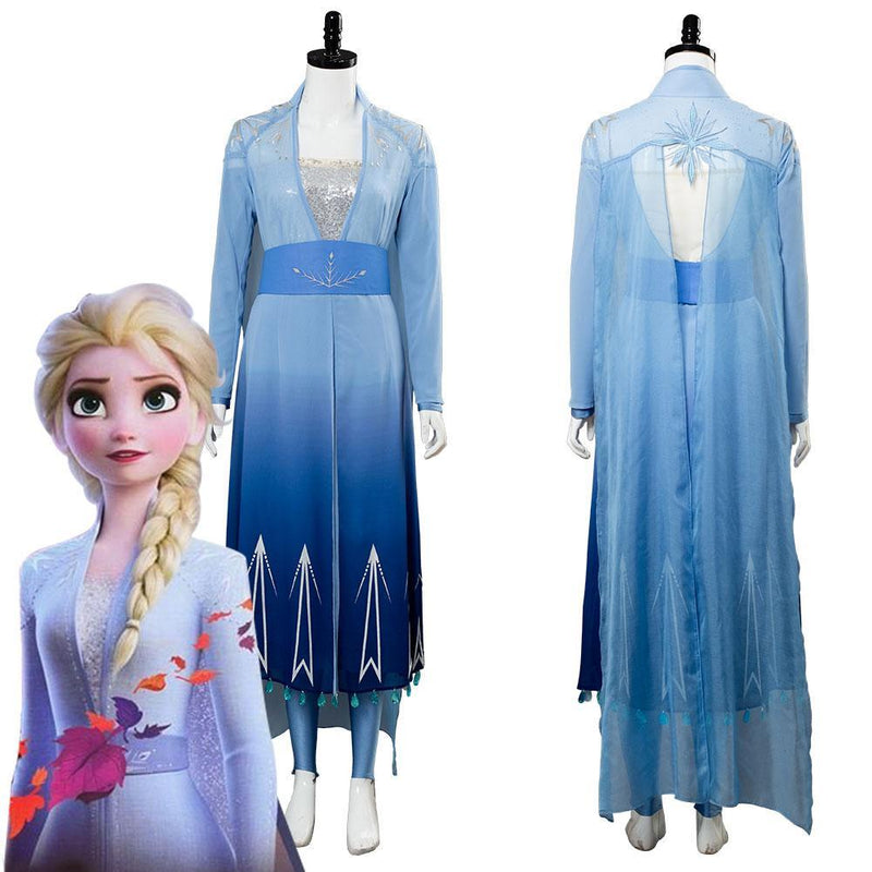 Disney Frozen 2 Princess Elsa Cosplay Costume