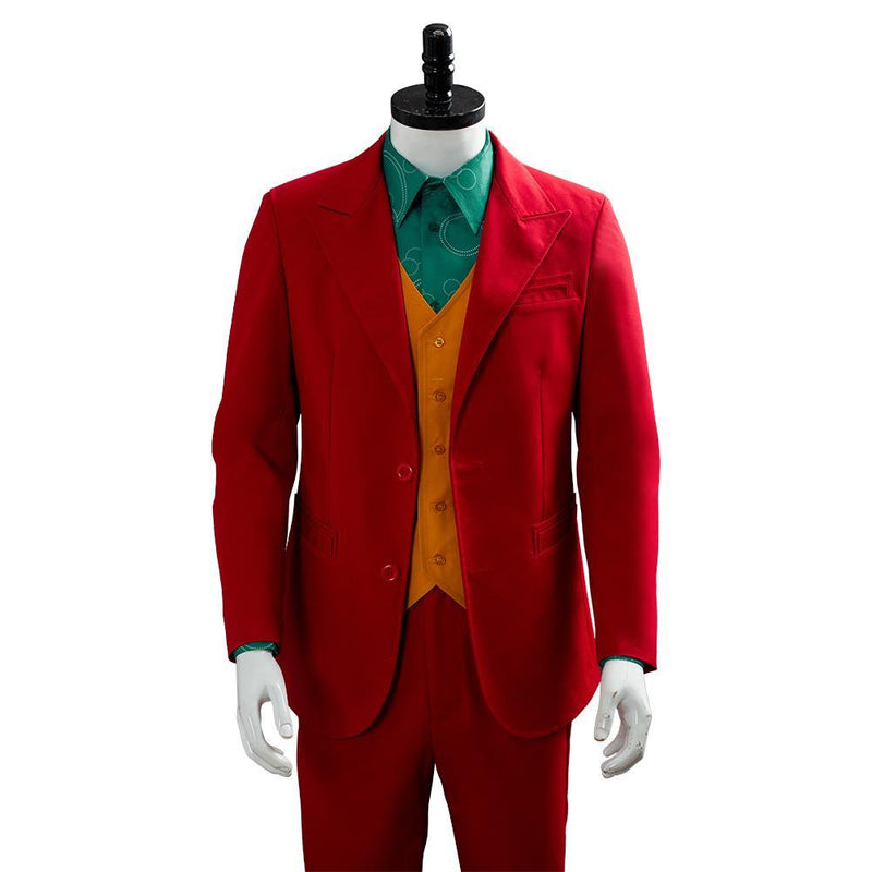 Joker Origin Romeo 2019 Film DC Movie Joaquin Phoenix Arthur Fleck Cosplay Costume Outfit Suit Uniform