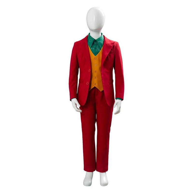 2019 Joker Origin Romeo Joaquin Phoenix Arthur Fleck Suit Cosplay Costume For Kids