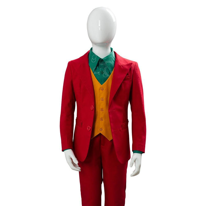 2019 Joker Origin Romeo Joaquin Phoenix Arthur Fleck Suit Cosplay Costume For Kids