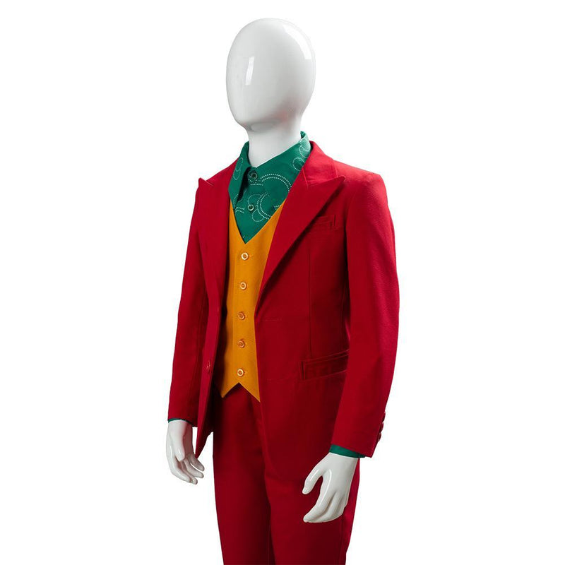 2019 Joker Origin Romeo Joaquin Phoenix Arthur Fleck Suit Cosplay Costume For Kids