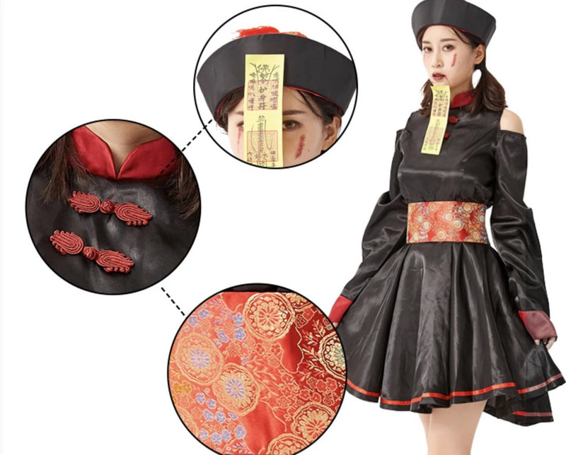 Halloween Vampire Costume Zombie Cosplay Dress For Girls And Women