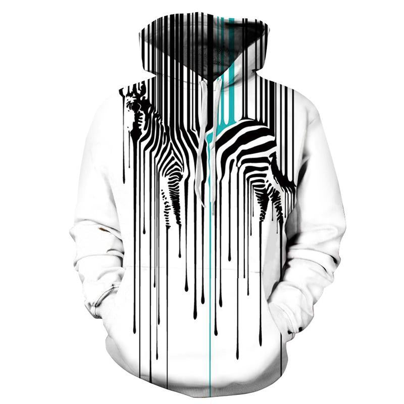 3D Print Hoodie - Oil Painting Pullover Hoodie CSS005