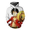 One Piece Hoodie - Monkey D. Luffy Pullover Hoodie CSSO007