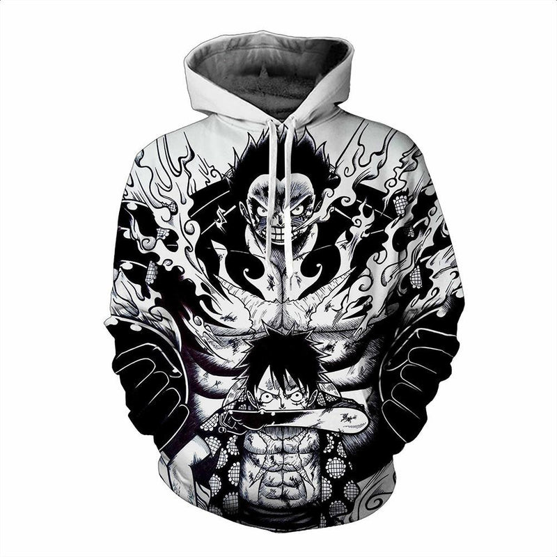 One Piece Hoodie - Monkey D. Luffy Pullover Hoodie CSSO012