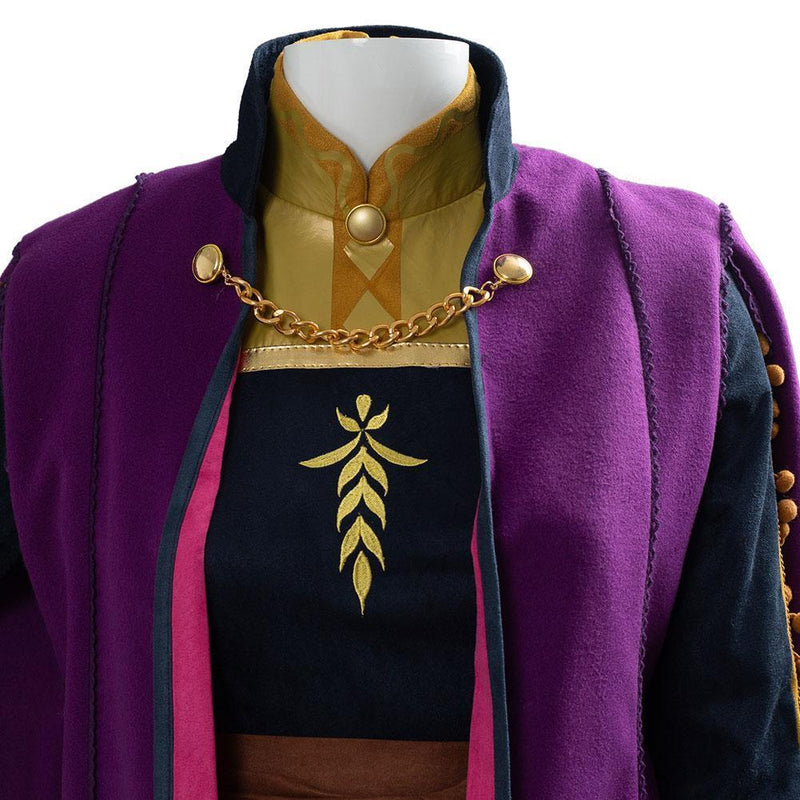 Frozen 2 ANNA Dress Cosplay Costume